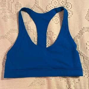 Lululemon Break Free Bra Nulux, Amalfi Blue, size 8